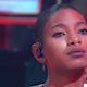 Image for article titled She Clips Her Hair Back and Forth: Willow Smith Had Her Head Shaved During a Performance